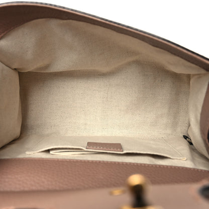 Gucci Calfskin Mini Pearly GG Marmont Top Handle Bag Porcelain Rose 5 of 10