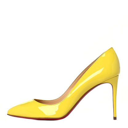 Christian Louboutin Patent Pigalle 85 Pumps 39 Citronade 1 of 8