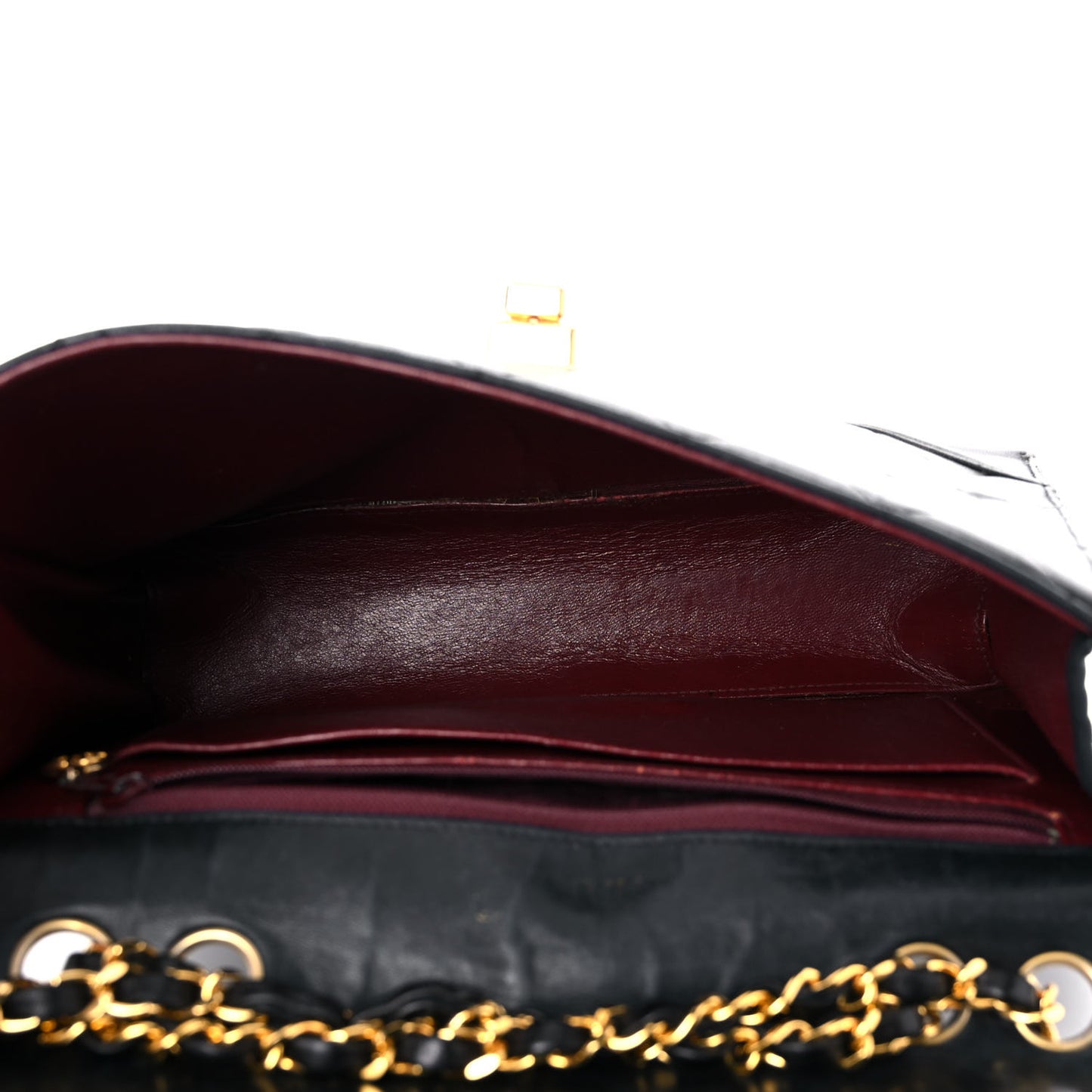 Lambskin Quilted Reissue Flap Black