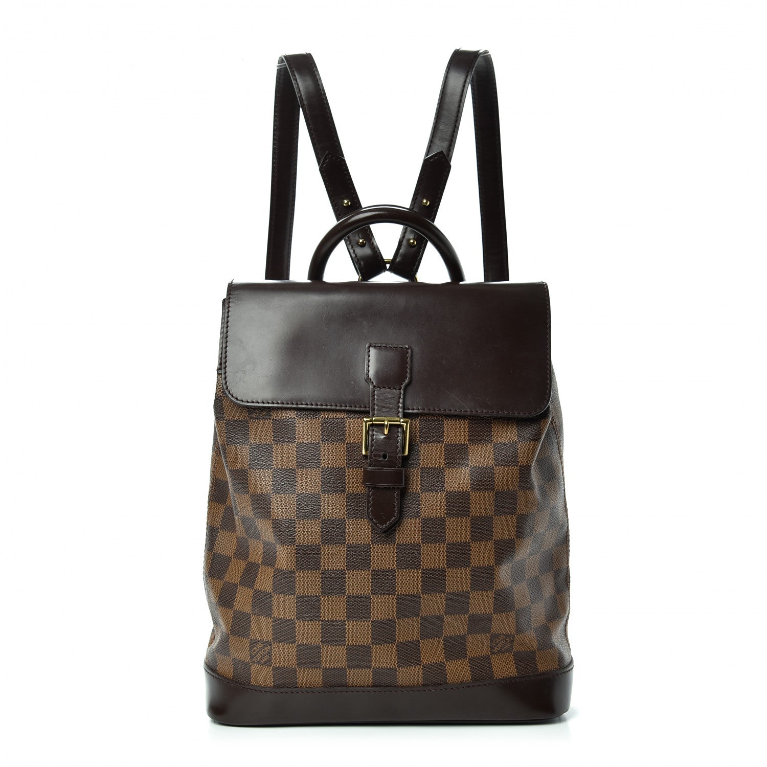 Louis Vuitton Damier Ebene Soho Backpack 1 of 9
