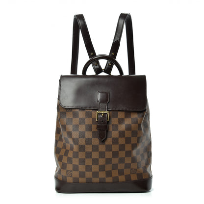 Louis Vuitton Damier Ebene Soho Backpack 1 of 9