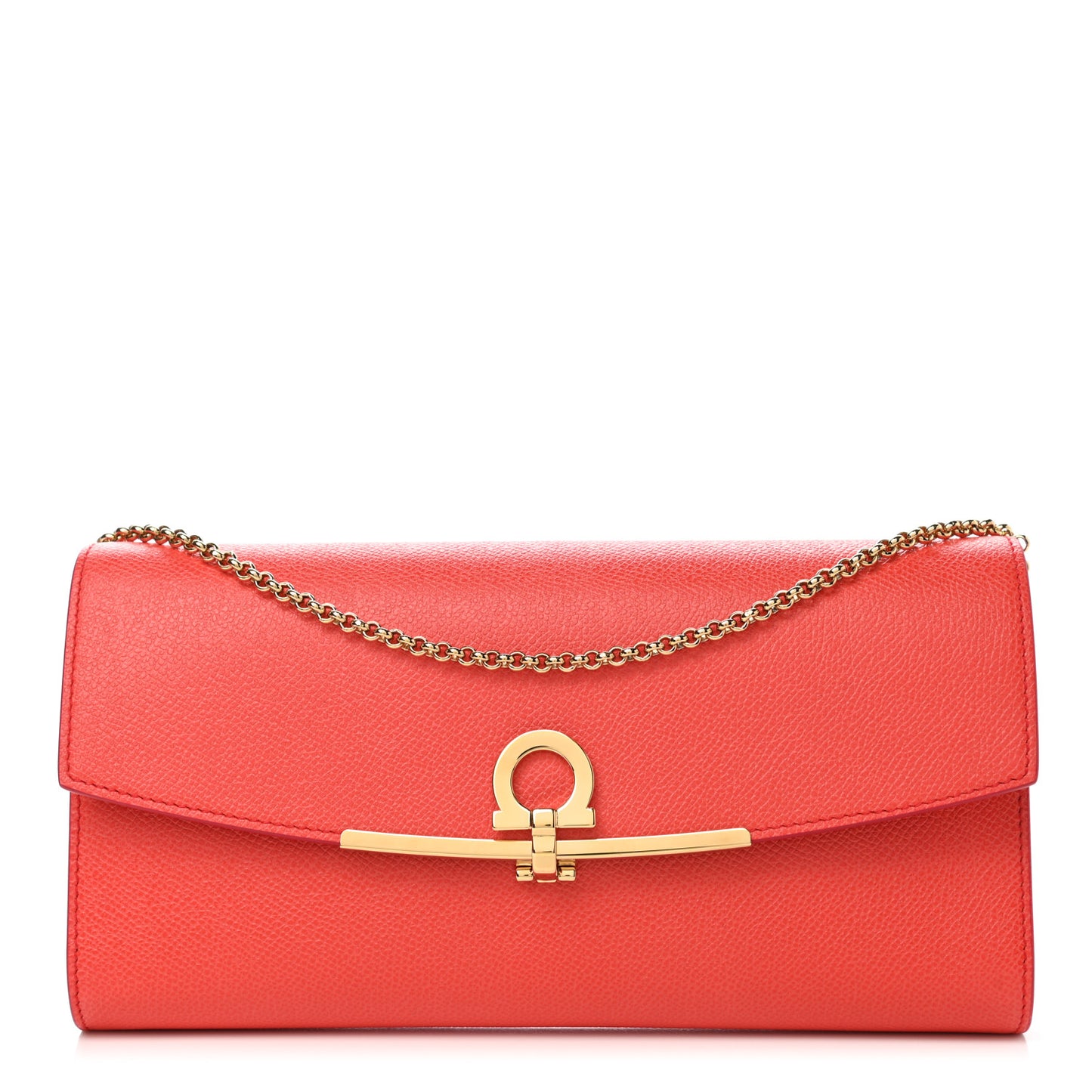 Hammered Calfskin Mini Gancini Icona Bag Lipstick
