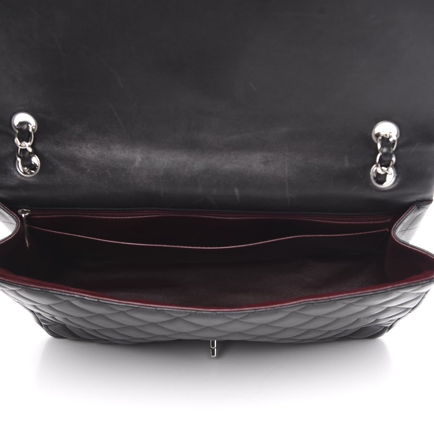 Chanel Lambskin Quilted Maxi Single Flap Black 5 of 16
