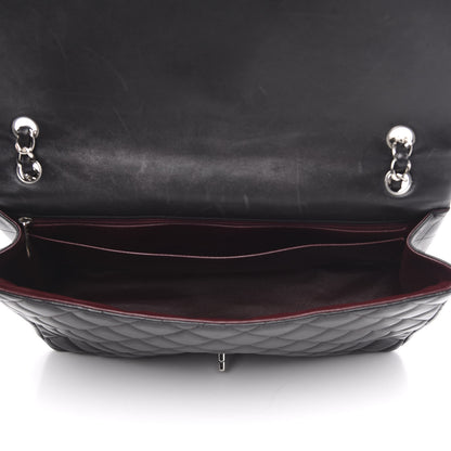 Chanel Lambskin Quilted Maxi Single Flap Black 5 of 16