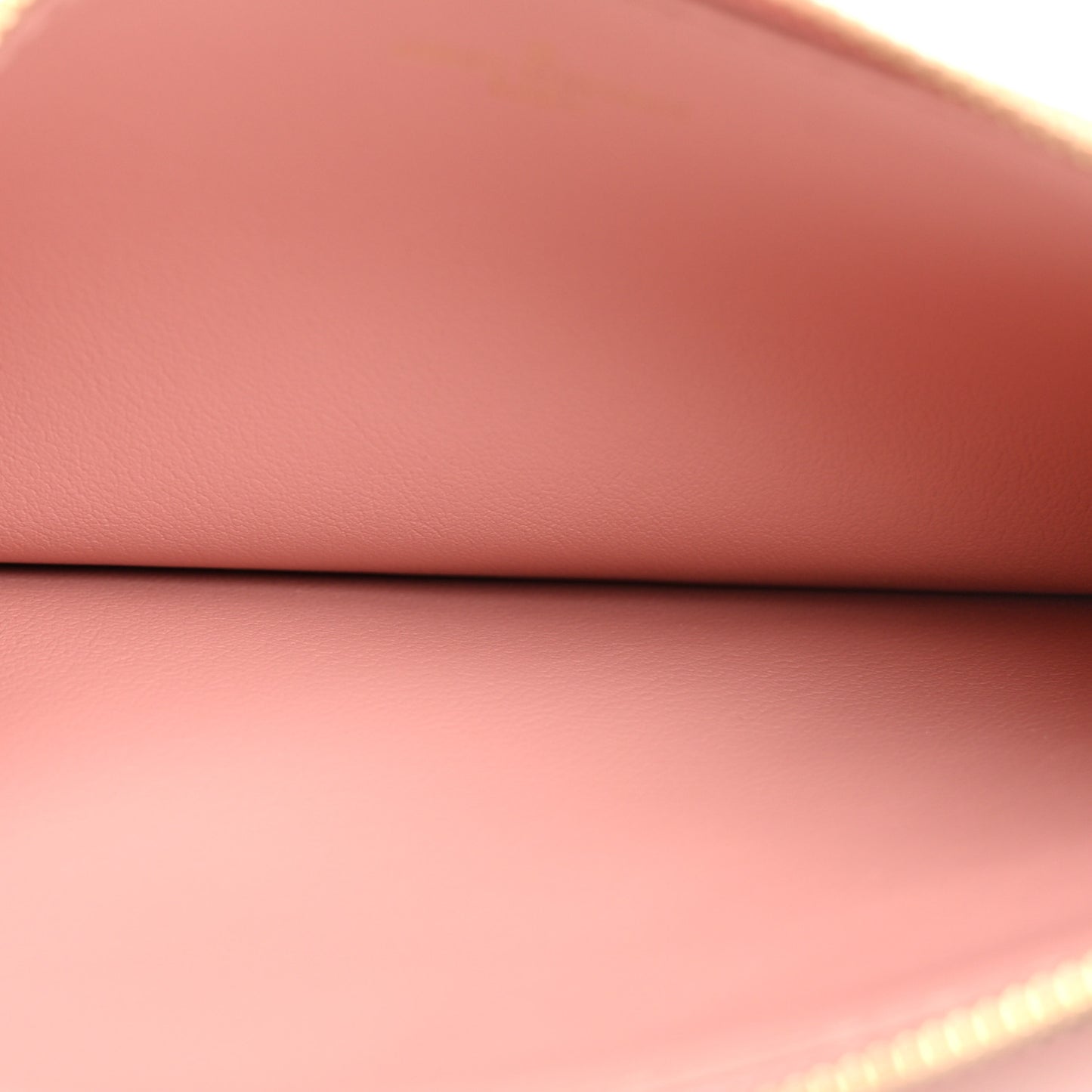 Empreinte Felicie Chain Wallet Zippered Insert Rose Poudre