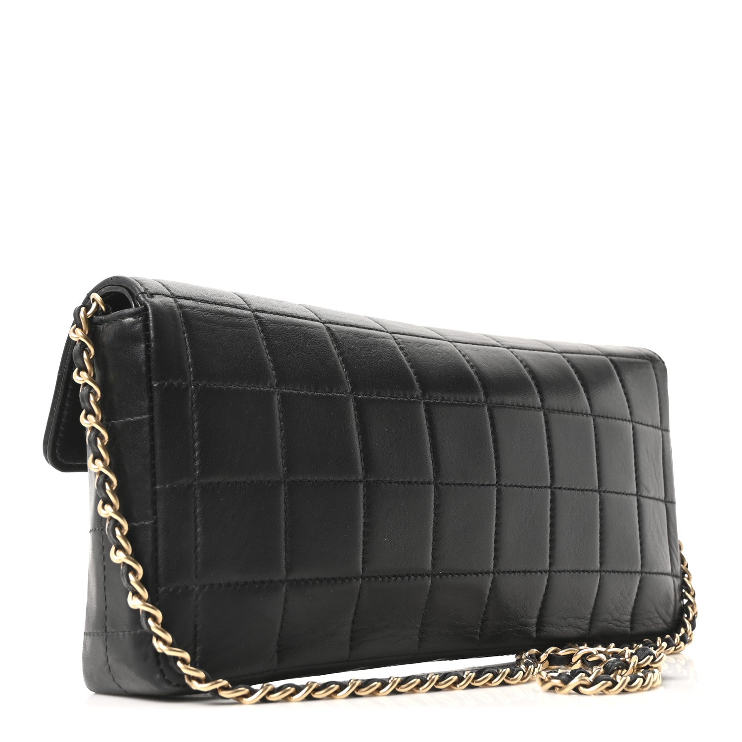 Chanel Lambskin East West Chocolate Bar Flap Black 3 of 10