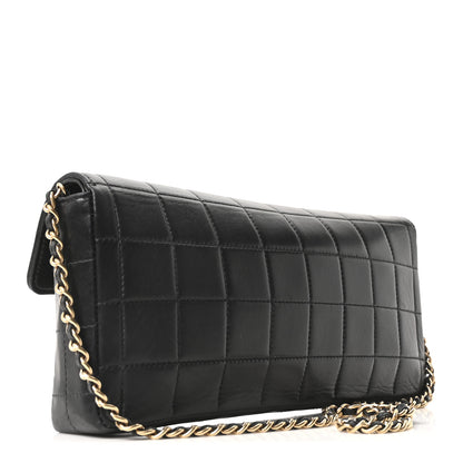Chanel Lambskin East West Chocolate Bar Flap Black 3 of 10