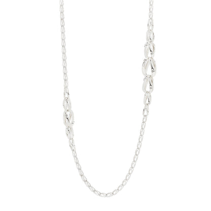 John Hardy Sterling Silver Bamboo Link Chain Necklace 1 of 6