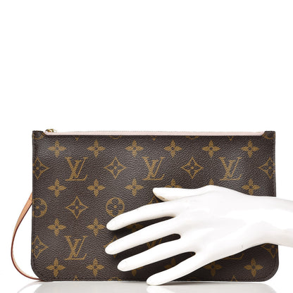 Louis Vuitton Monogram Saint Barth Neverfull MM GM Pochette Rose Ballerine 2 of 7