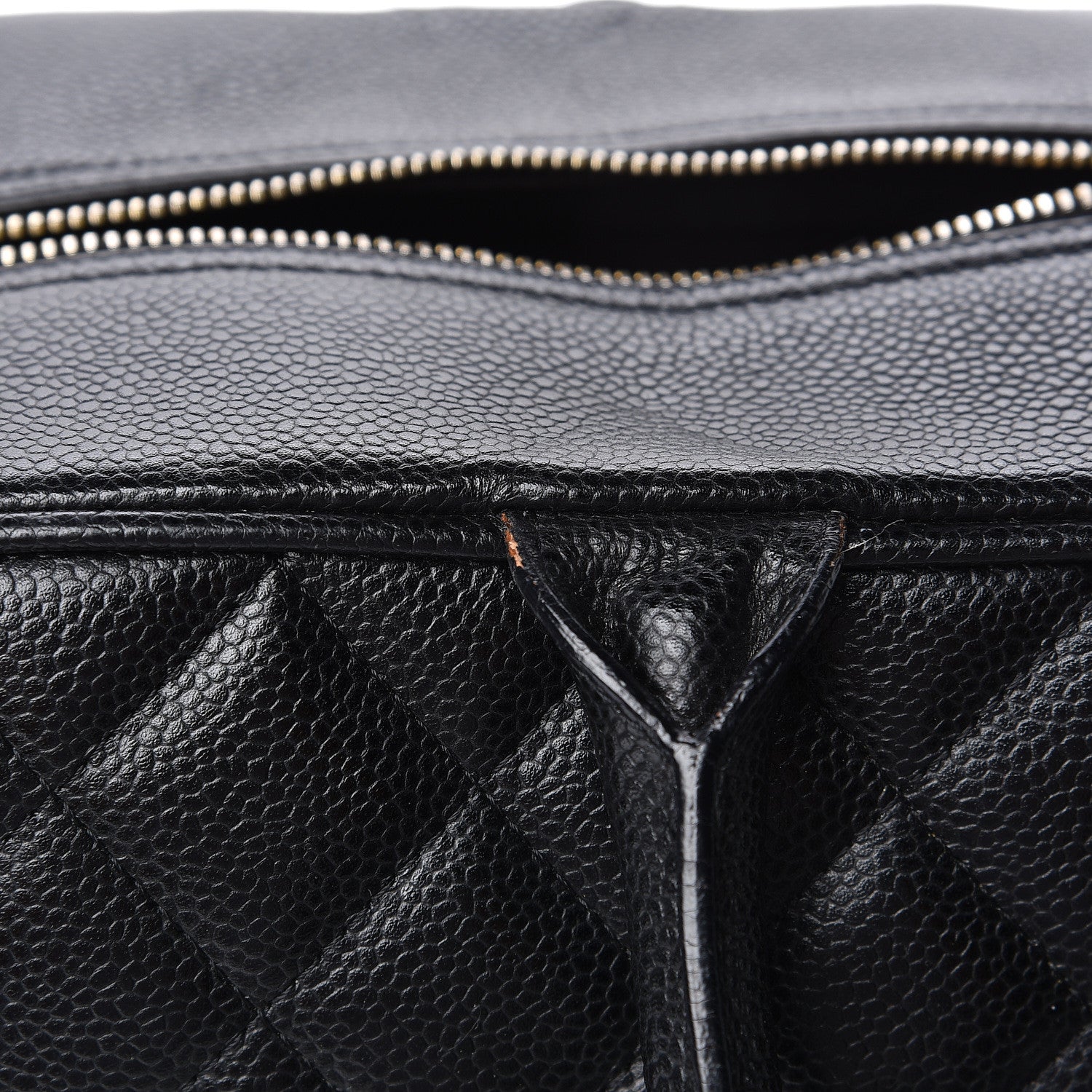Chanel Caviar Quilted Large Bowler Black 9 of 14