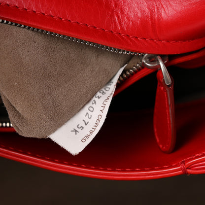 Bottega Veneta Nappa Intrecciato Small Roma Tote Red 8 of 11