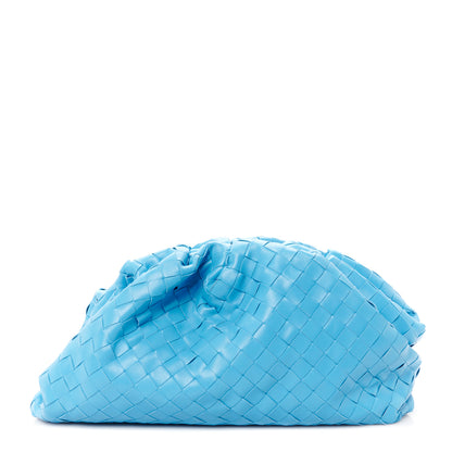 Bottega Veneta Nappa Maxi Intrecciato The Pouch Oversized Clutch Swimming Pool 1 of 10