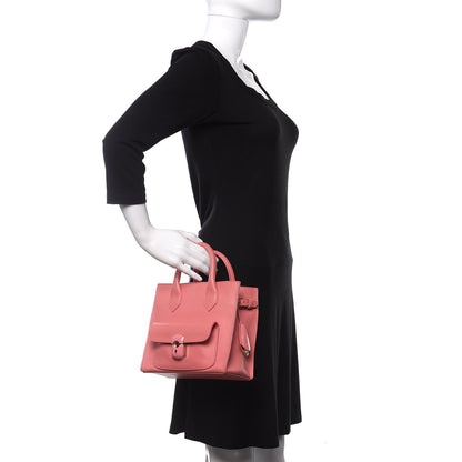 Balenciaga Calfskin Padlock Mini All Afternoon Tote Rose Fluo 3 of 14