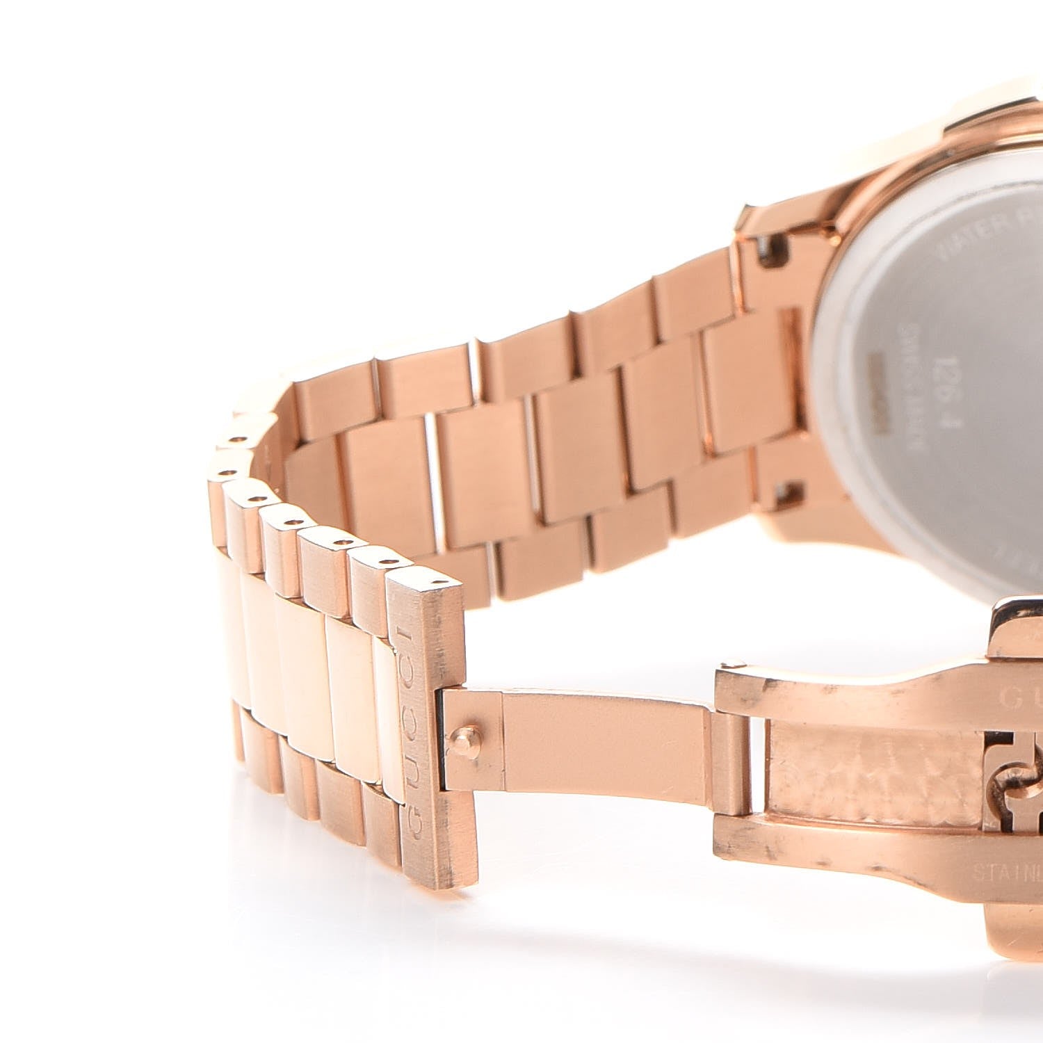 Gucci Stainless Steel 38mm G-Timeless Diamante Quartz Watch Rose 7 of 11