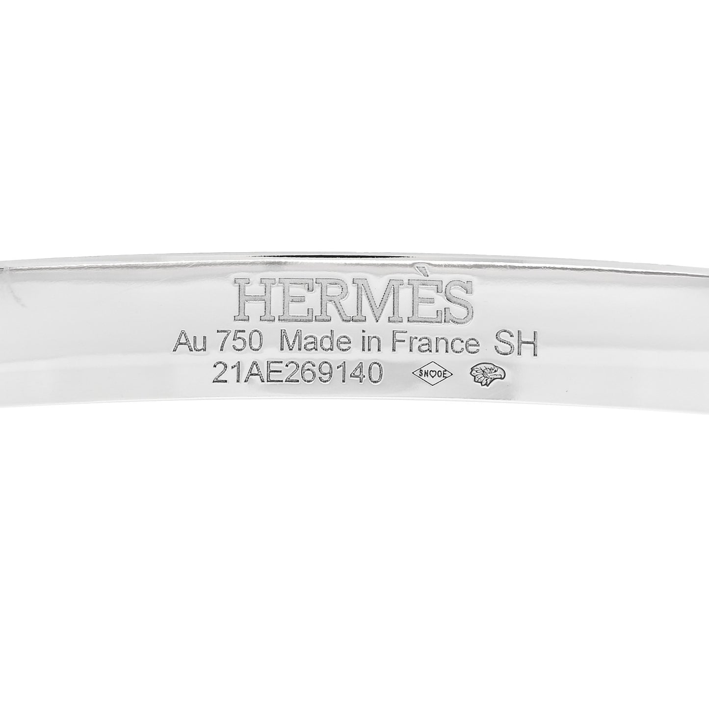 18K White Gold Diamond PM Kelly Bracelet SH