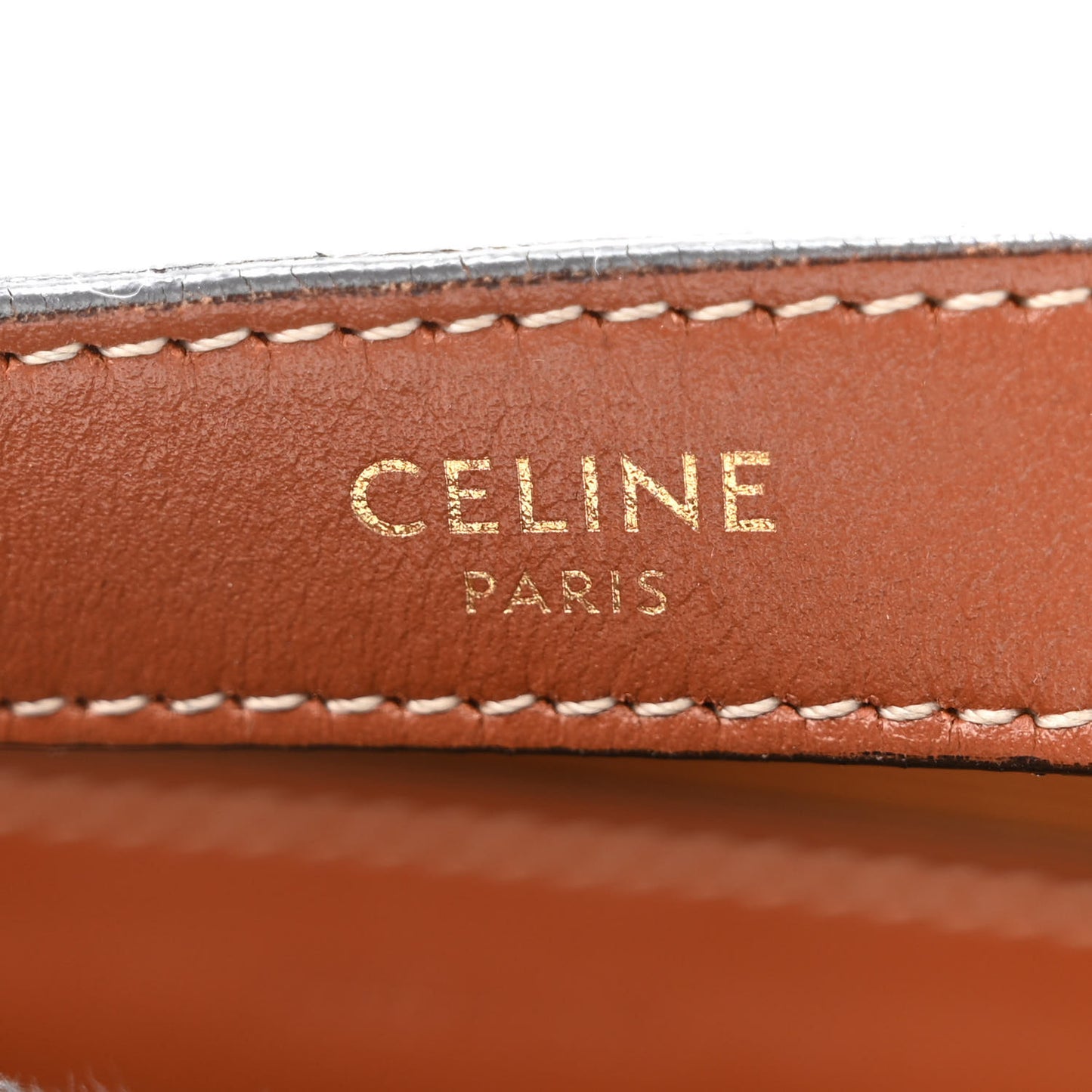 Triomphe Canvas Calfskin Ava Shoulder Bag Tan