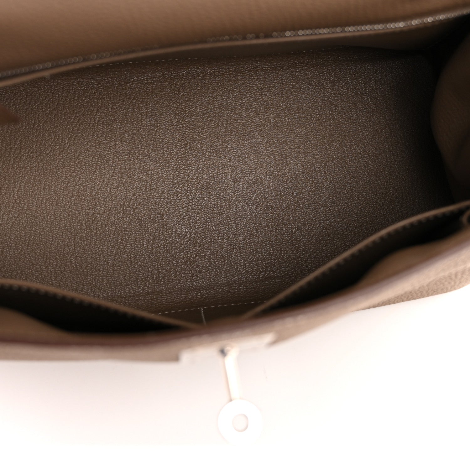 Hermes Togo Kelly Retourne 28 Etoupe 5 of 13