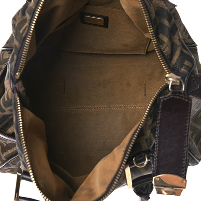 Fendi Zucca Cuoio Lucido Medium Chef Boston Tobacco Moro 5 of 8