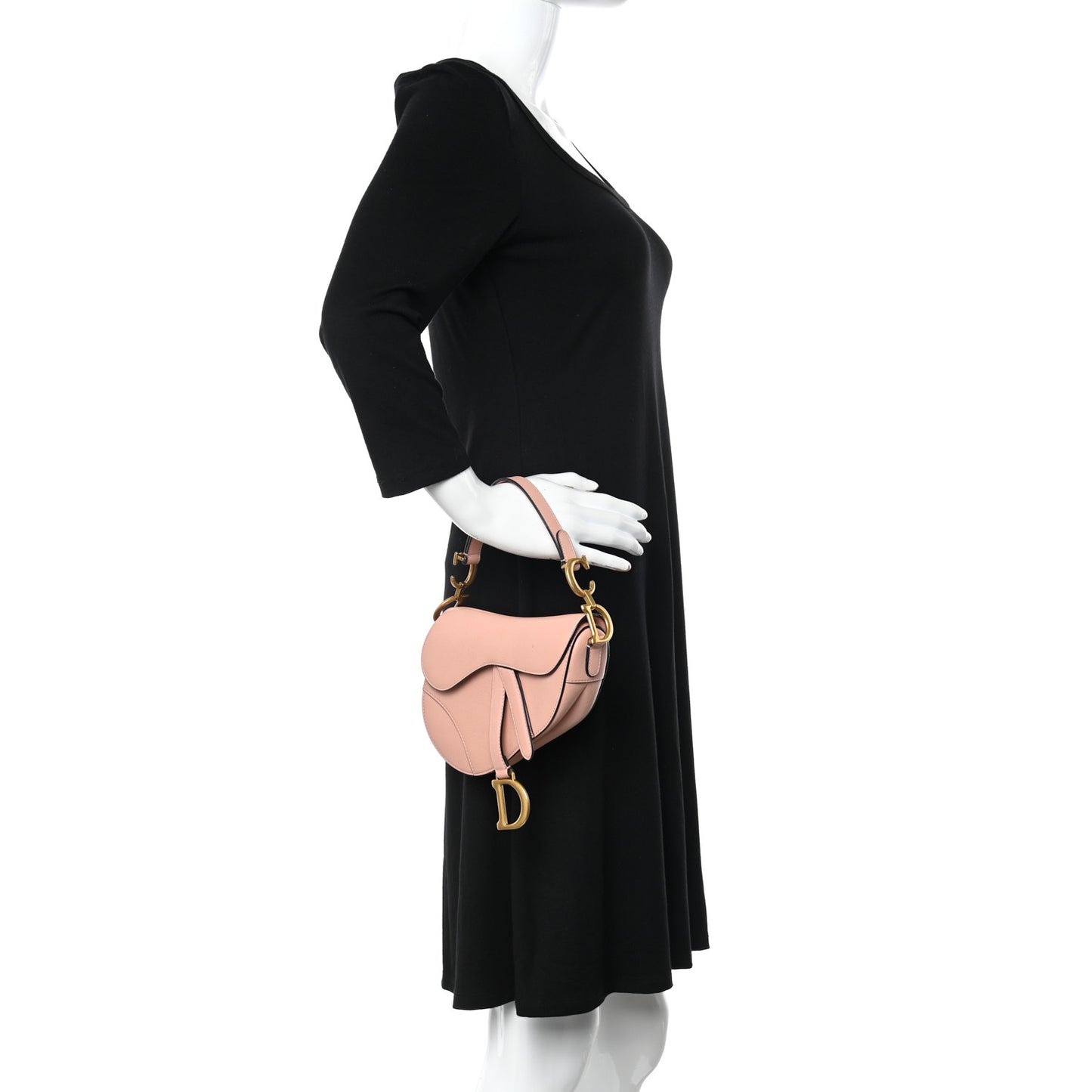 Goatskin Mini Saddle Bag Rose Des Vent