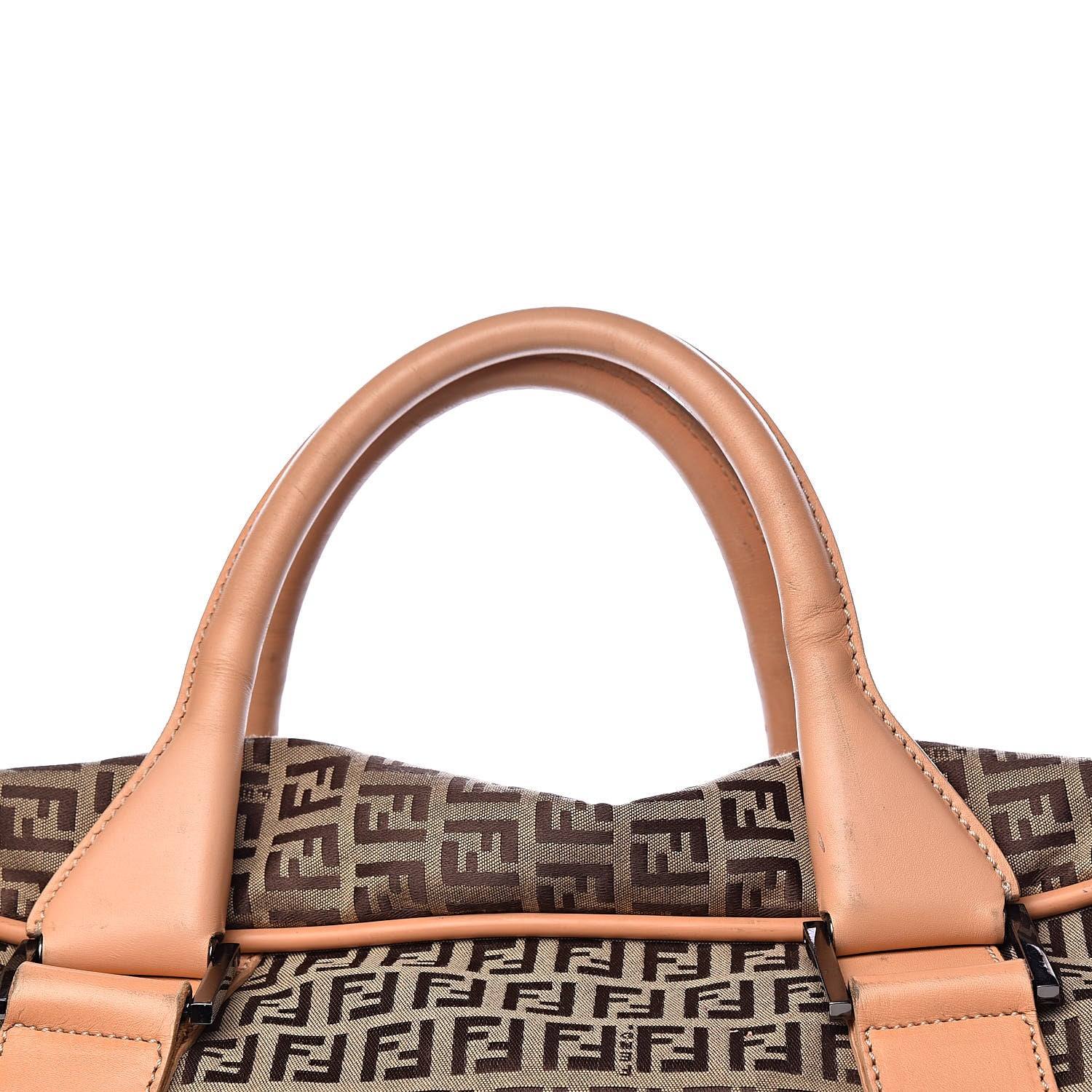 Fendi Zucchino Large Travel Bag Tan 9 of 21