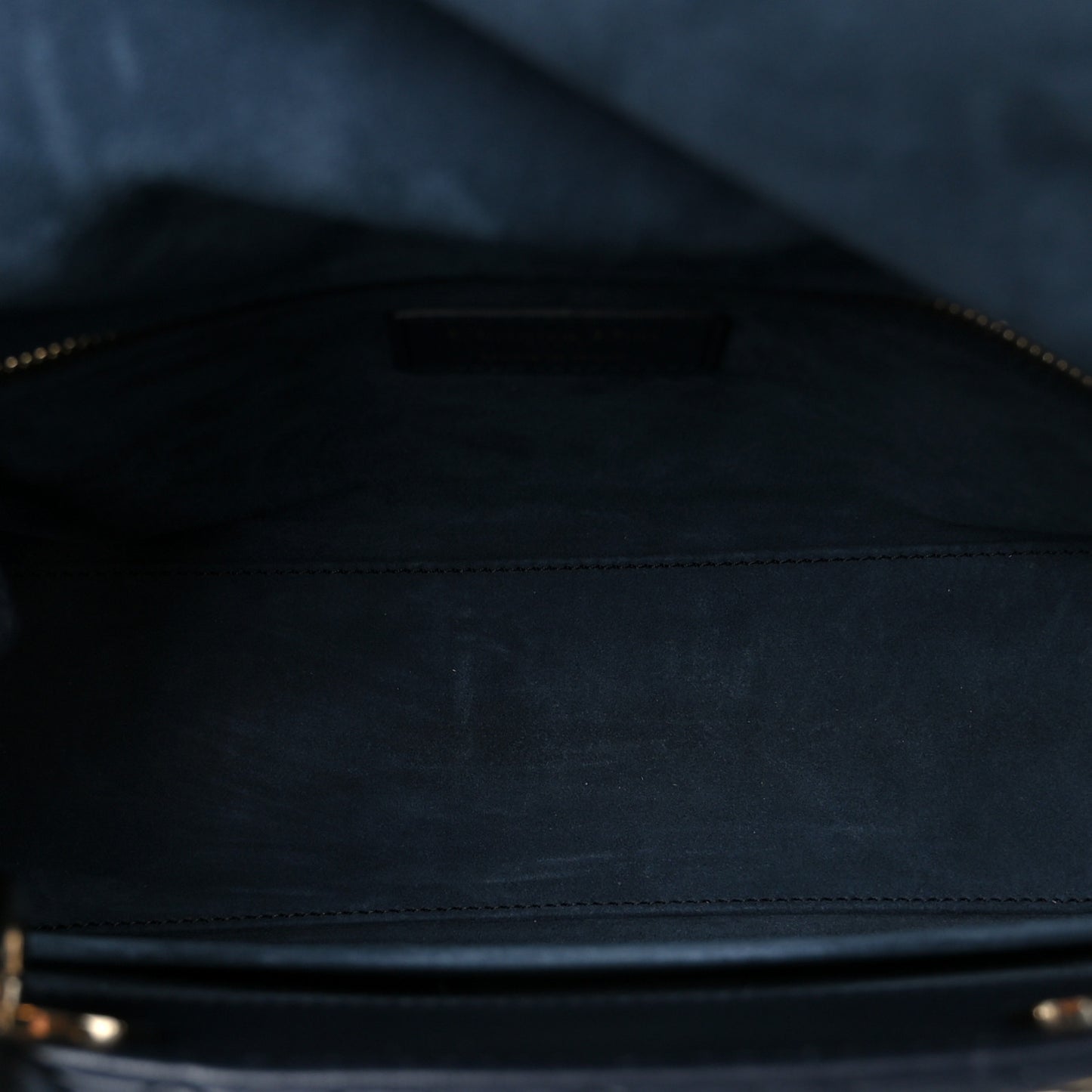 Lambskin Cannage Medium Lady Dior Navy Blue