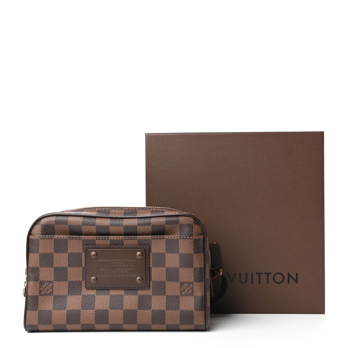 Damier Ebene Brooklyn Bum Bag