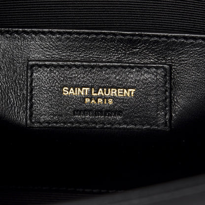 Saint Laurent Calfskin Small Monogram Kate Satchel Black 6 of 9