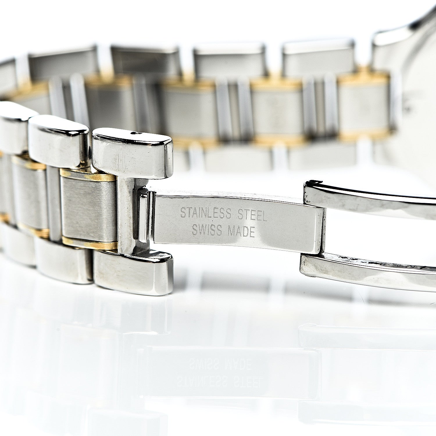 Cartier Stainless Steel 18K Yellow Gold 28mm Must De 21 Quartz Watch 7 of 9