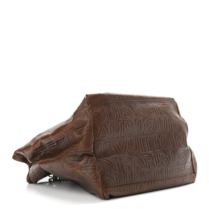 Louis Vuitton Monogram Paris Souple Whisper GM Chocolate 3 of 10