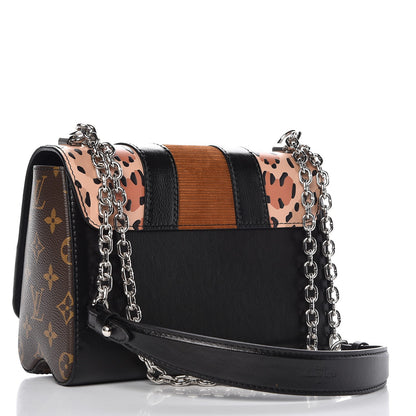 Louis Vuitton Calfskin Monogram Wild at Heart Twist Shoulder Bag MM 3 of 8