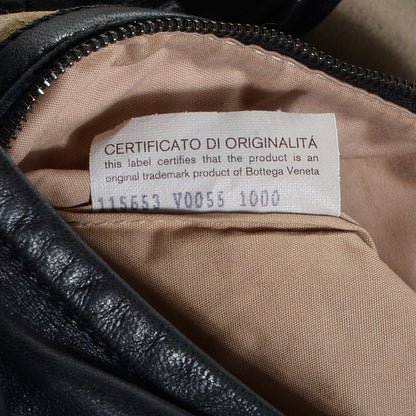 Bottega Veneta Nappa Intrecciato Patchwork Medium Hobo Black 8 of 8