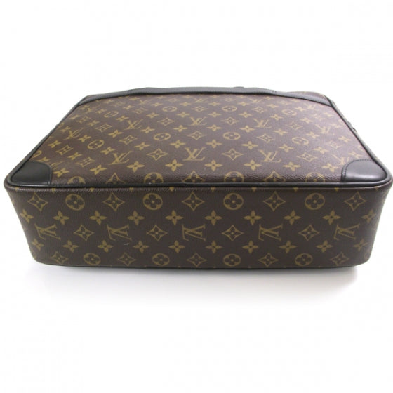 Louis Vuitton Monogram Macassar Porte-Documents Voyage GM 4 of 9