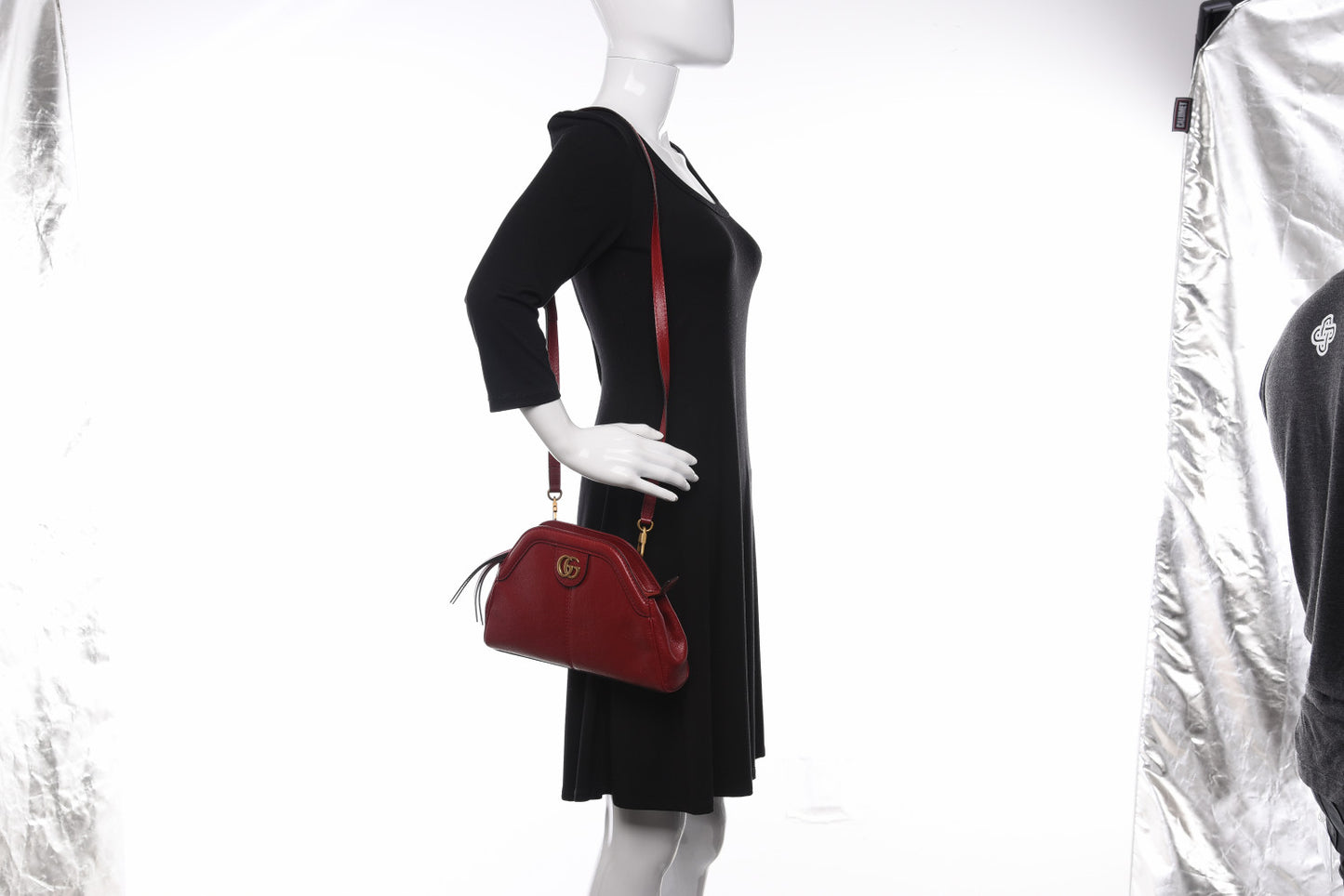 Piuma Lux Calfskin Small Re(Belle) Crossbody Bag Romantic Cerise