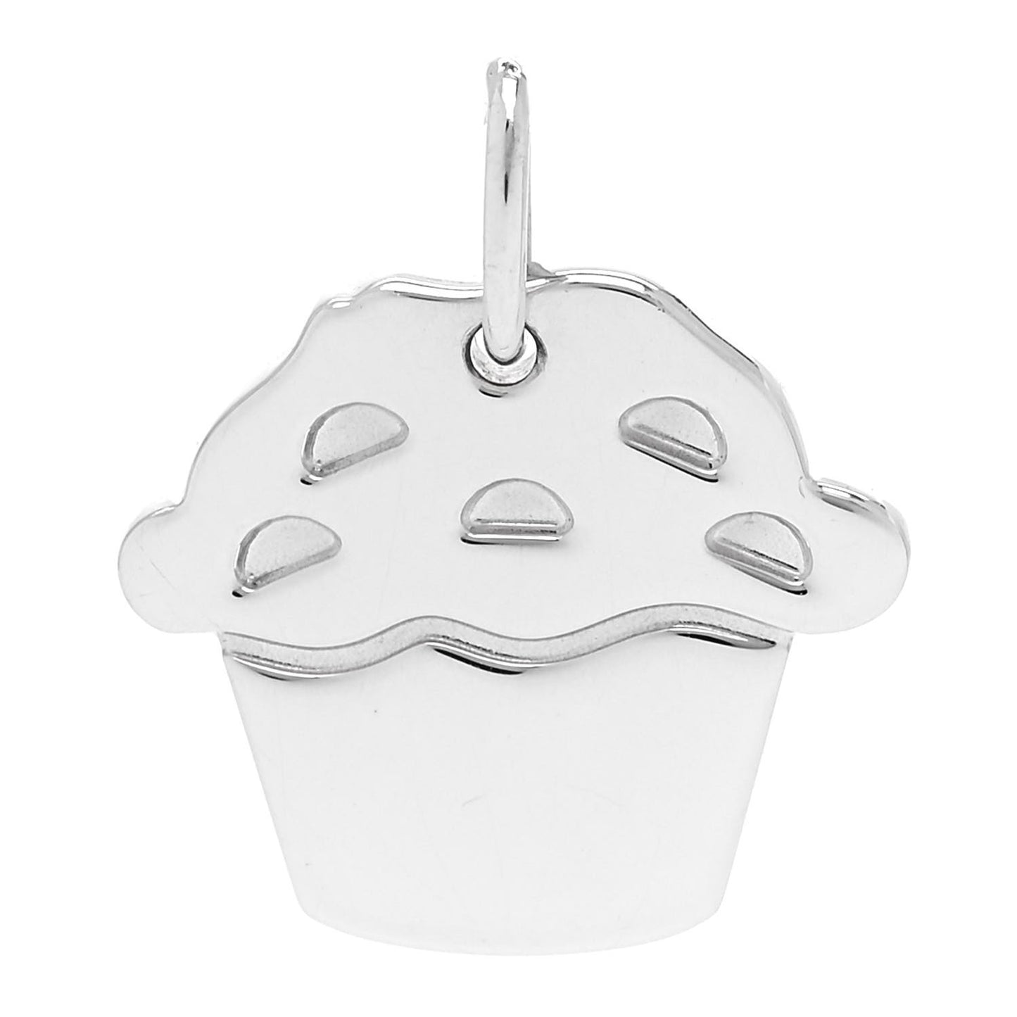 Sterling Silver Love Muffin Charm