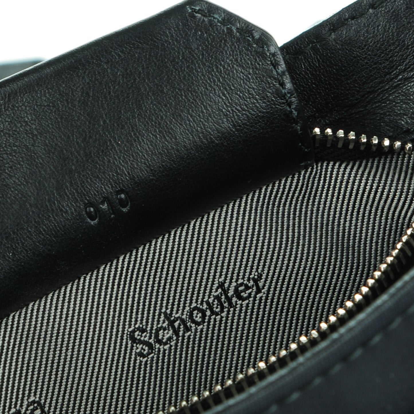 Nylon Calfskin PS1 Pouch Messenger Black