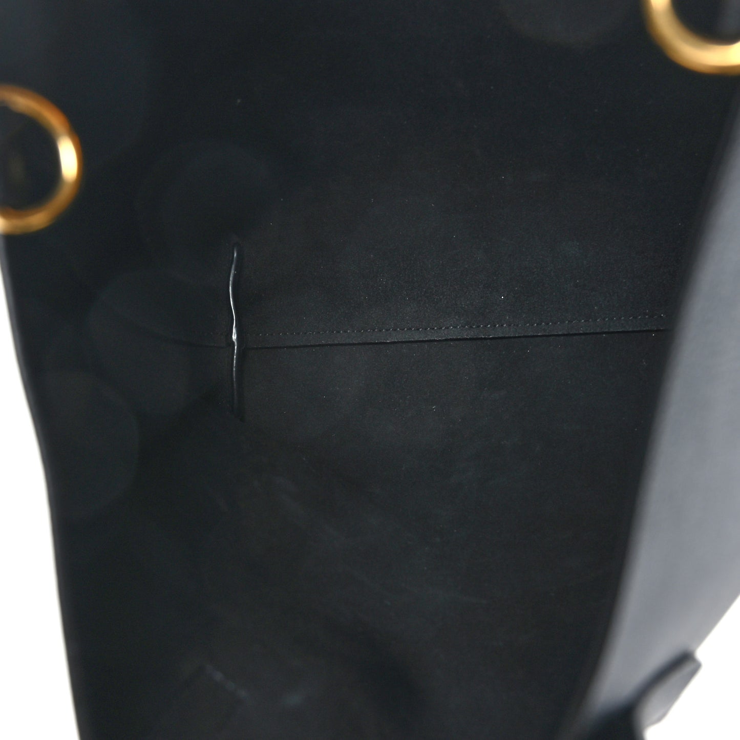 Calfskin Toy Shopping Tote Black