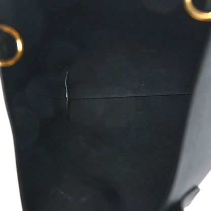 Saint Laurent Calfskin Toy Shopping Tote Black 5 of 9