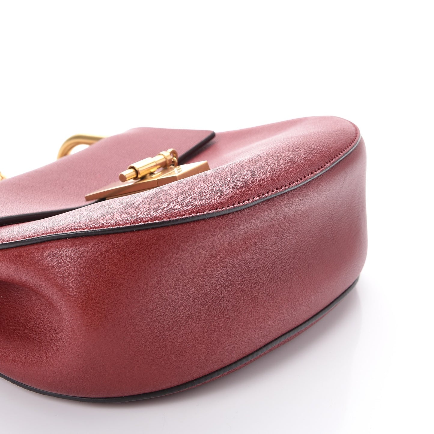 Grained Lambskin Drew Shoulder Bag Intense Red