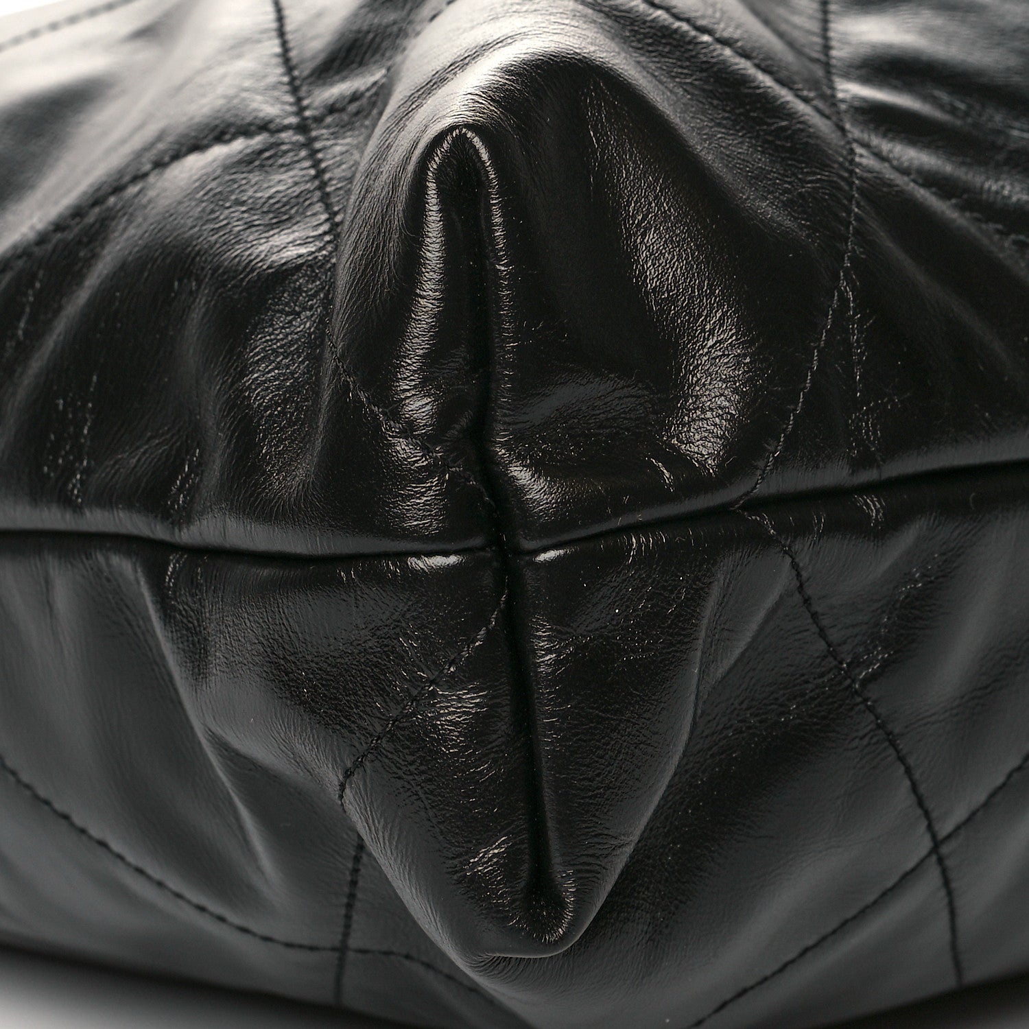 Chanel Shiny Calfskin Quilted Chanel 22 Black 9 of 11