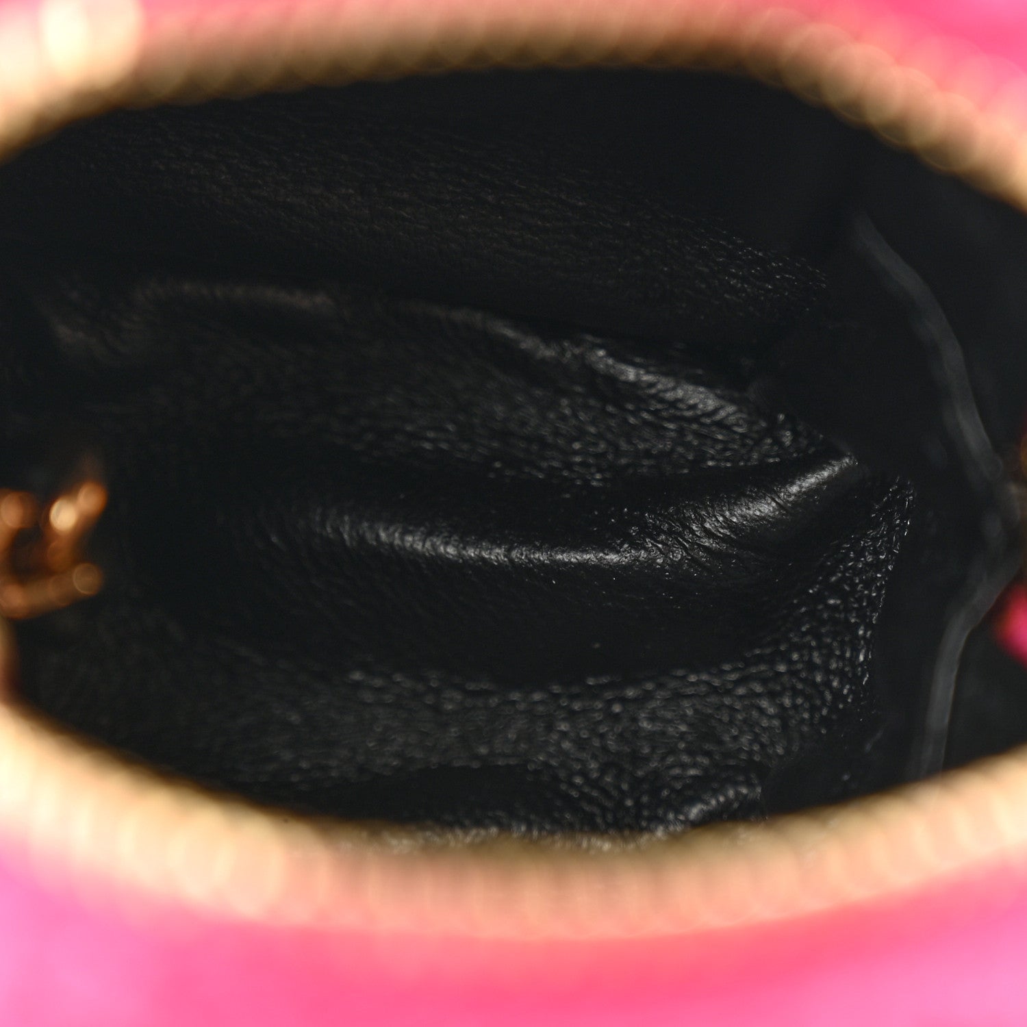 Saint Laurent Boucle Jaime Cube Charm Keychain Magenta 5 of 7