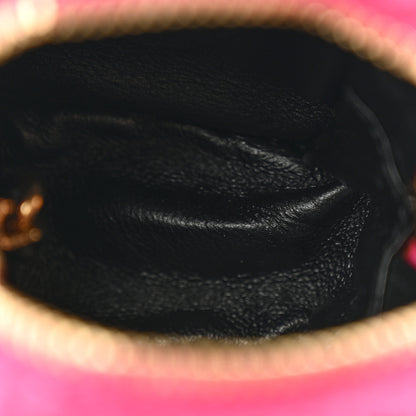 Saint Laurent Boucle Jaime Cube Charm Keychain Magenta 5 of 7