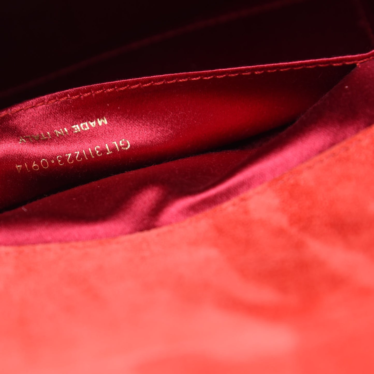 Patent Monogram Large Belle De Jour Clutch Red