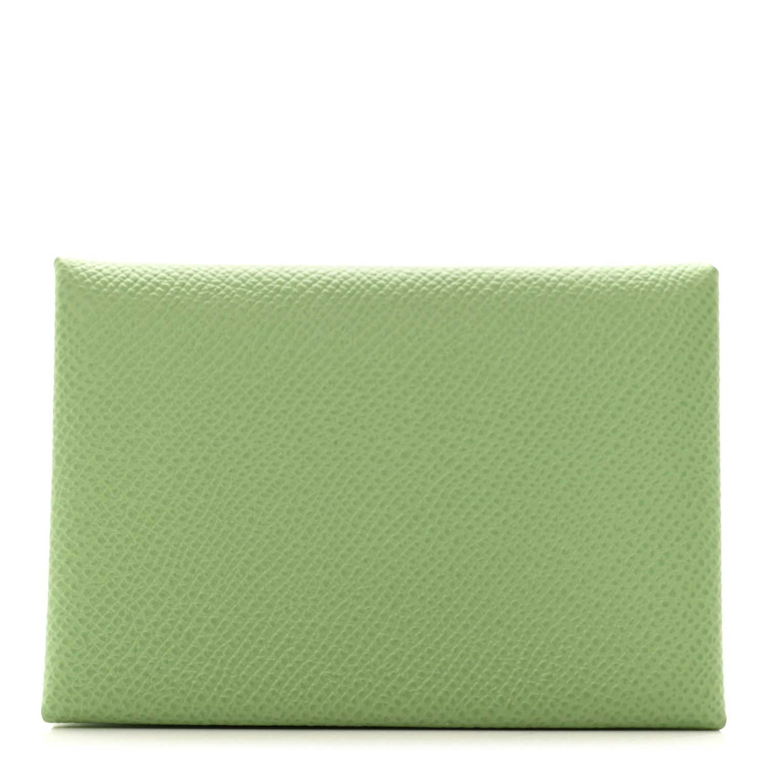 Hermes Epsom Calvi Duo Card Case Vert Criquet 1 of 8