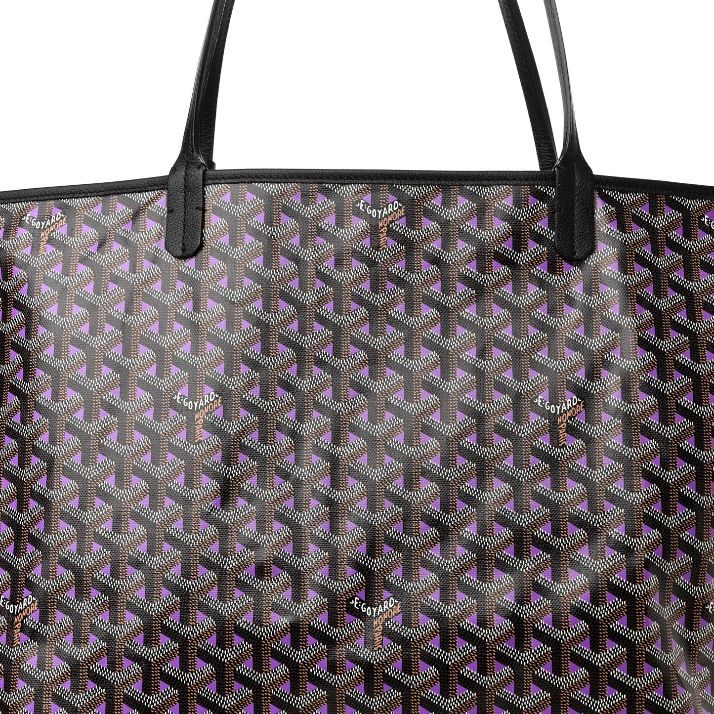 Goyardine Saint Louis Claire Voie GM Black Purple