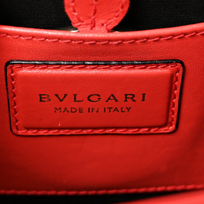 Bulgari Calfskin Serpenti Forever Crossbody Bag Red 6 of 9