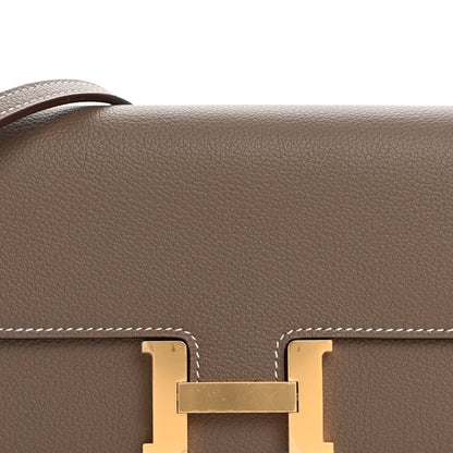 Hermes Evercolor Constance Wallet To Go Etoupe 7 of 10