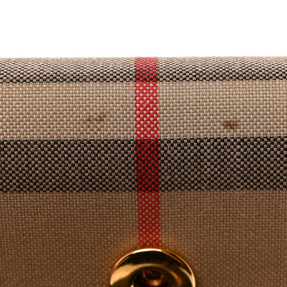 Burberry Vintage Check Grain Calfskin Halton Wallet Black 7 of 7