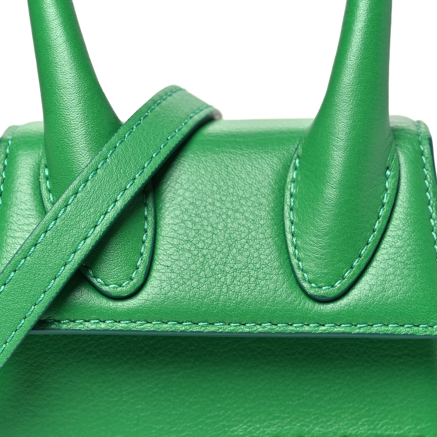 Jacquemus Smooth Calfskin Le Chiquito Green 7 of 9