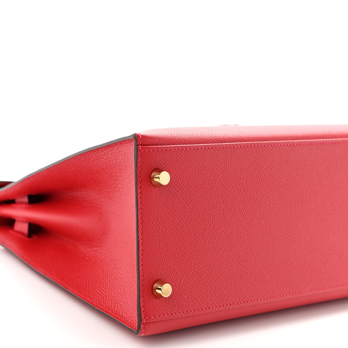 Epsom Horseshoe Kelly Sellier 28 Rouge Casaque Abricot