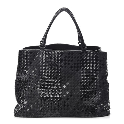 Bottega Veneta Intrecciato Rugiada Vintaga Shopper Black 1 of 12